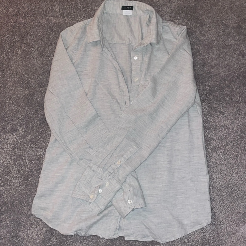 JCrew light grey button down